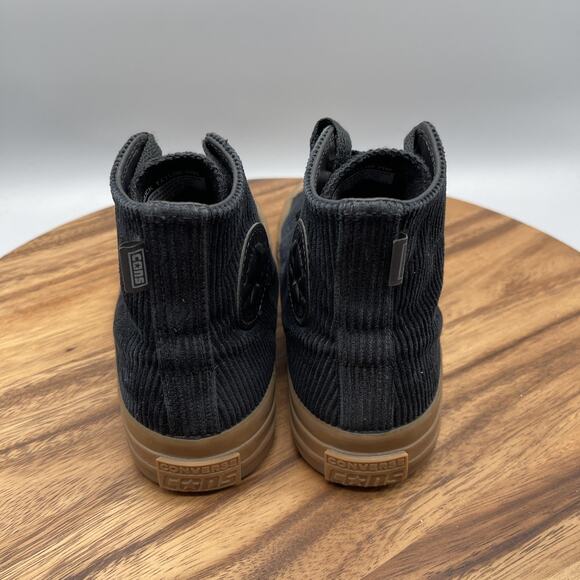 Converse Chuck Taylor All Star Pro Shoes Womens Size 7 Black Gum Corduroy Casual - Picture 4 of 8